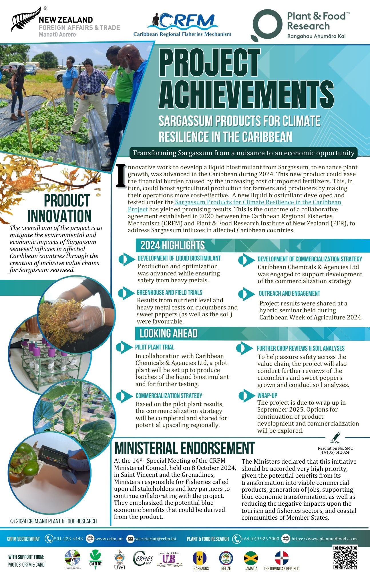 Sargassum Products for Climate Resilience Project Achievements - Feb 2025 - FINAL