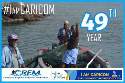 Fishing off the beautiful shores of Montserrat