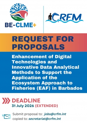 Request for Proposal - Enhancement of Digital Technologies and Innovative Data Analytical Methods to Support the Application of the Ecosystem Approach to Fisheries (EAF) in Barbados (Consultant Teams/Firms)