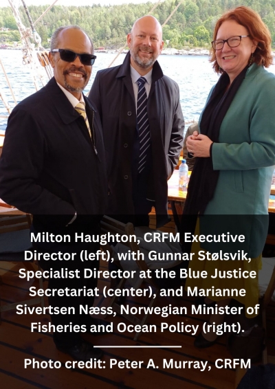CRFM joins celebration of Blue Justice Initiative’s 5th  Anniversary in Norway
