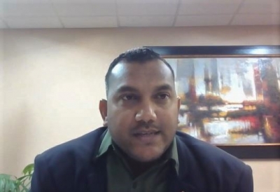 Minister Avinash Singh, Trinidad and Tobago,  Chair of the CRFM Ministerial Council Meeting.